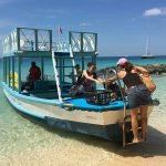 Behind the scenes at the photoshoot for the cover of Living Barbados