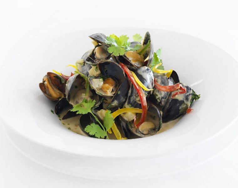 Thai red curry by Paul Owens Head-Chef of the Cliff Restaurant in Barbados