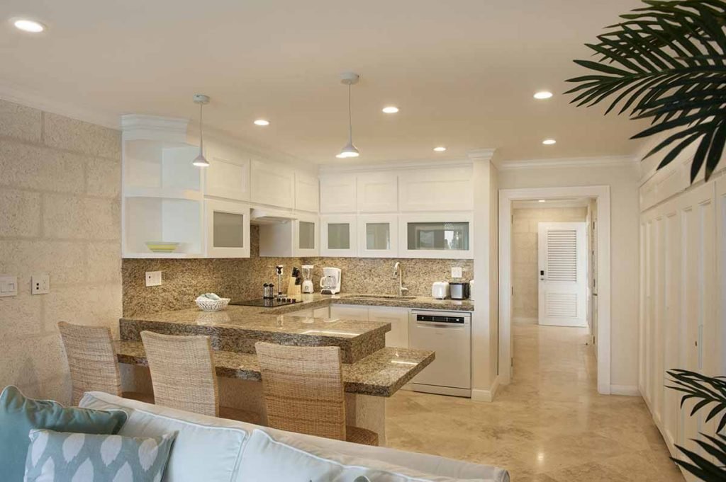 Kitchen at the Crane Resort and Residences in Barbados