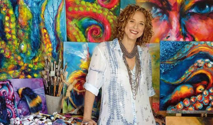 Barbadian artist Sian Pampellonne