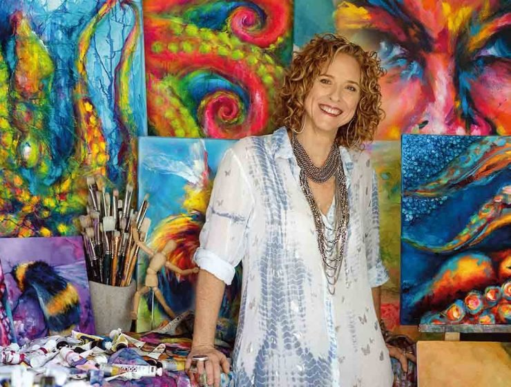 Barbadian artist Sian Pampellonne