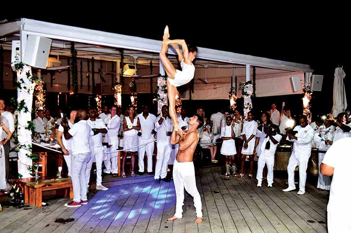 The Nikki Beach White Party in Barbados