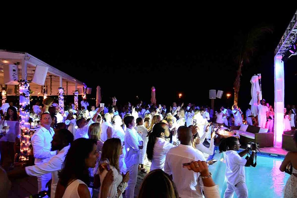 The Nikki Beach White Party in Barbados