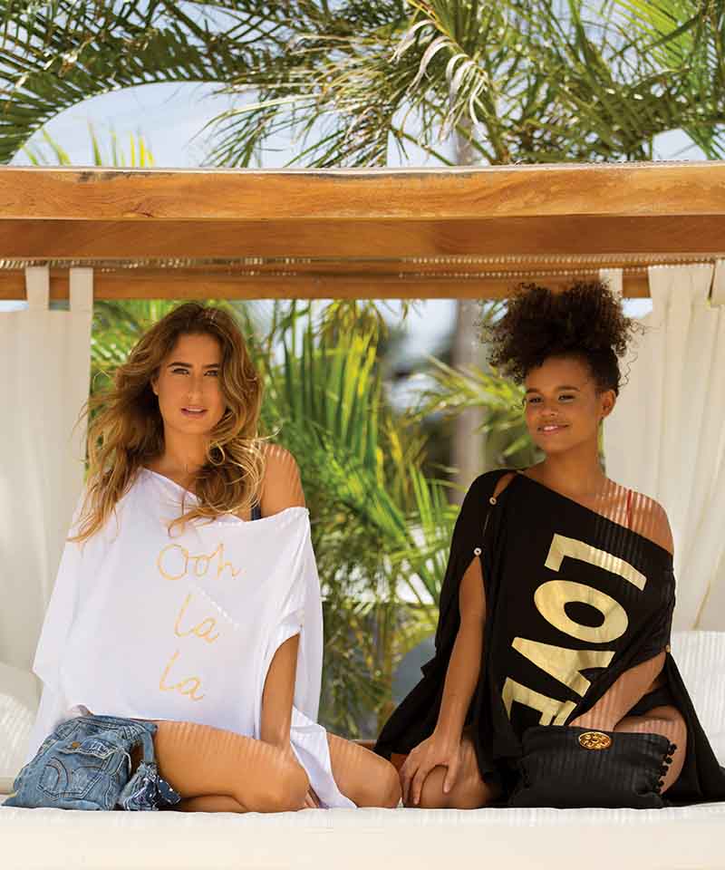 Living Barbados fashion shoot at Nikki Beach Barbados