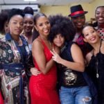 Artists backstage at HoneyJam