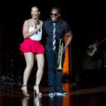 Cici with Kweku Jelani at HoneyJam