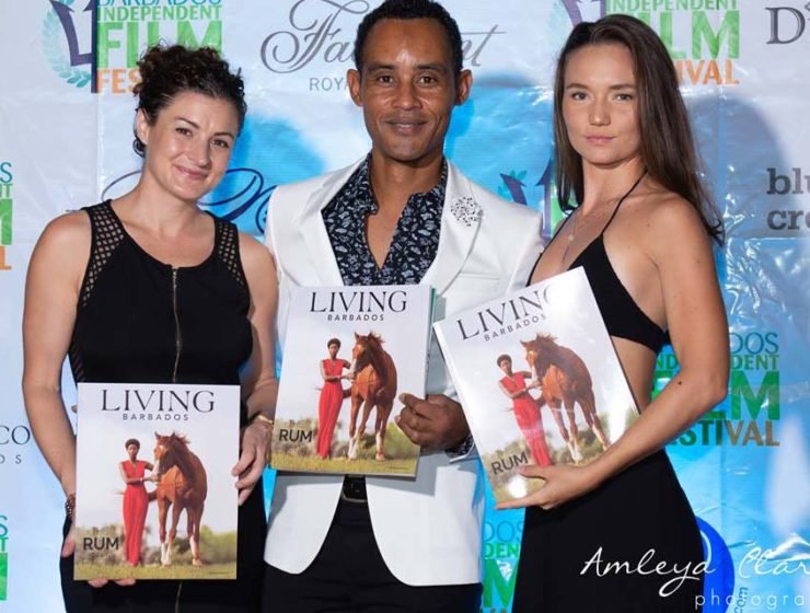 Living Barbados team at BIFF