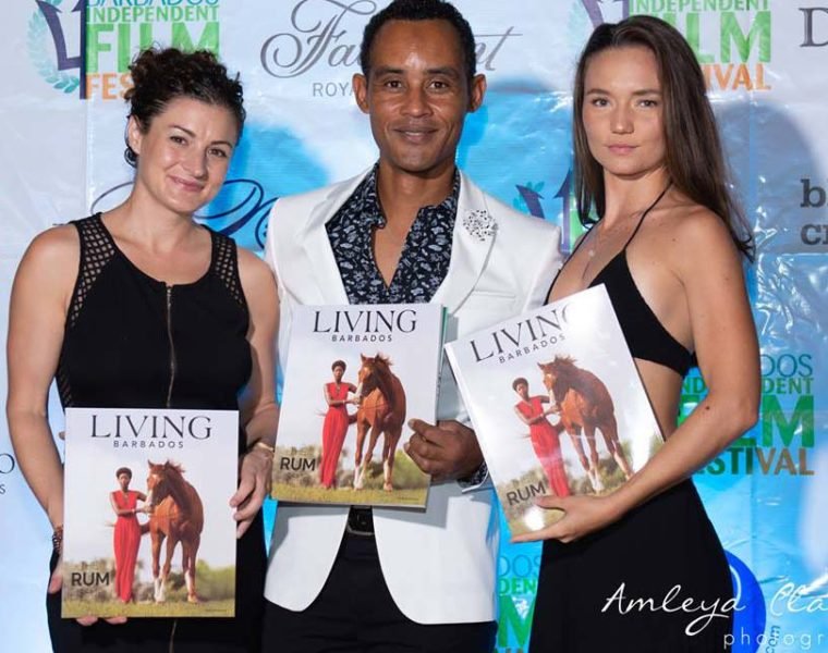 Living Barbados team at BIFF