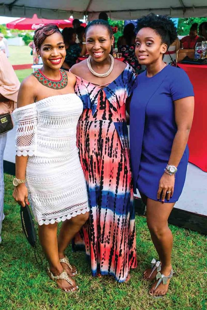 Patrons at the Food and Rum Festival in Barbados