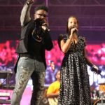 Kirk Browne and Ci Ci Reid at Rise in Barbados