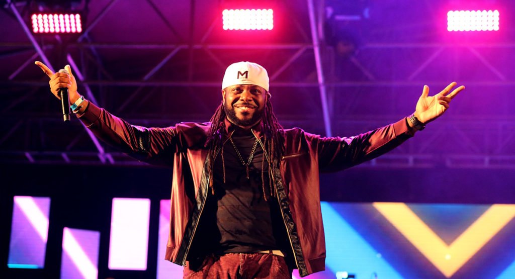 Mikey performing at Rise for Crop Over 2019 in Barbados