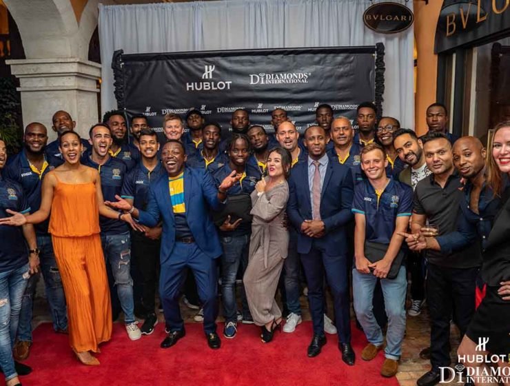 The Barbados Tridents Cricket Team teams up with Diamonds International and Hublot