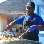 Man Grilling