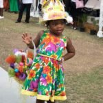Little Girl Holding Easter Basket