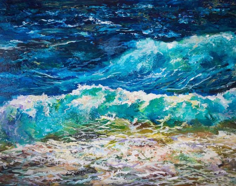 Painting by Barbadian artist Sade Payne