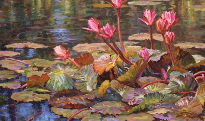 Lillies by Barbadian Artist Wayne Branch