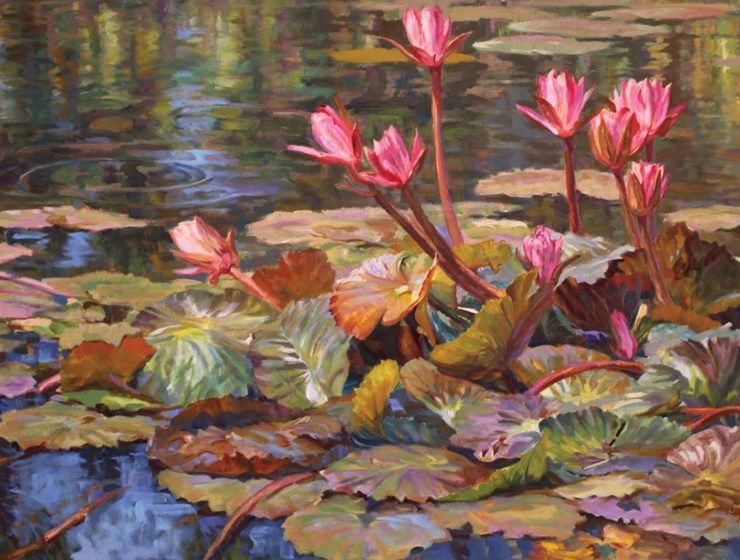 Lillies by Barbadian Artist Wayne Branch