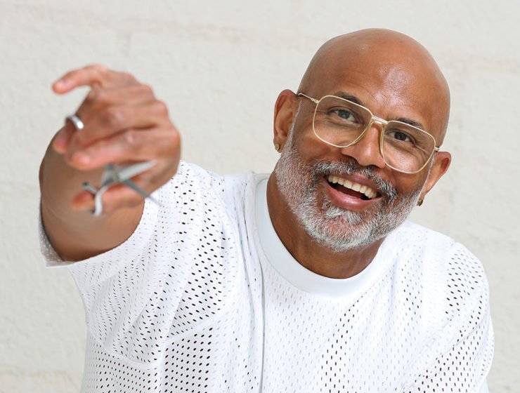 Stylist Adrian Carew