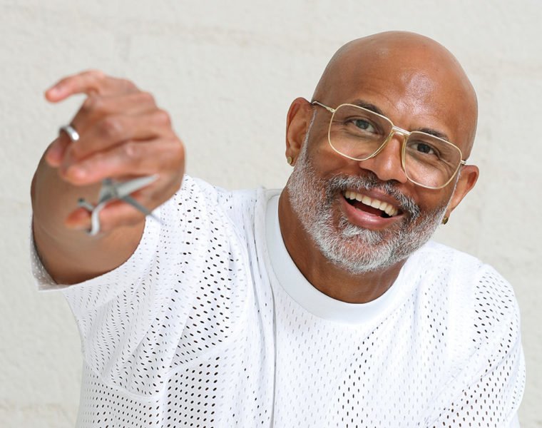 Stylist Adrian Carew