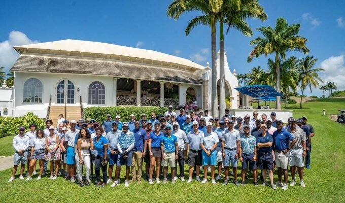 Diamonds International charity golf event.