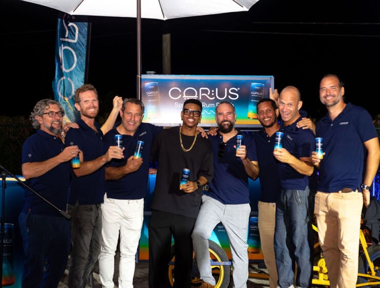 The launch of Corus sparkling rum punch