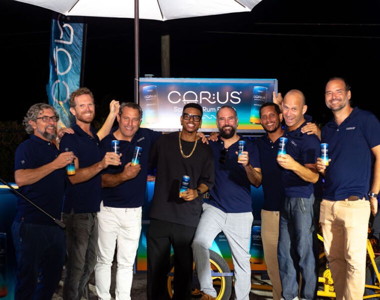 The launch of Corus sparkling rum punch