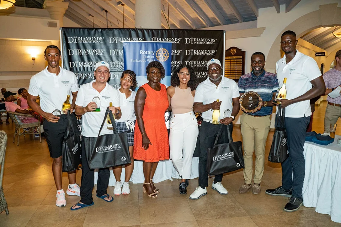Diamonds International Recognized By The Rotary Club Of Barbados West